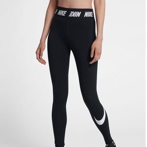 Nike women’s high rise leggings bulk/white, S